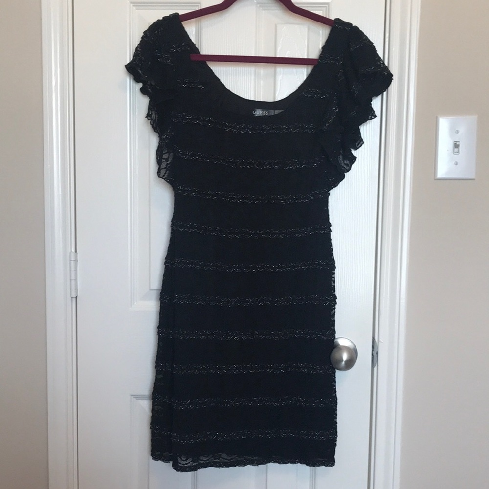 Guess Lace Ruffle Dress